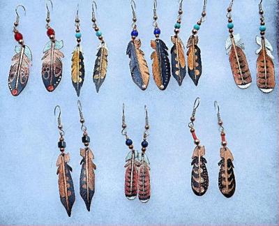 Feather Earrings